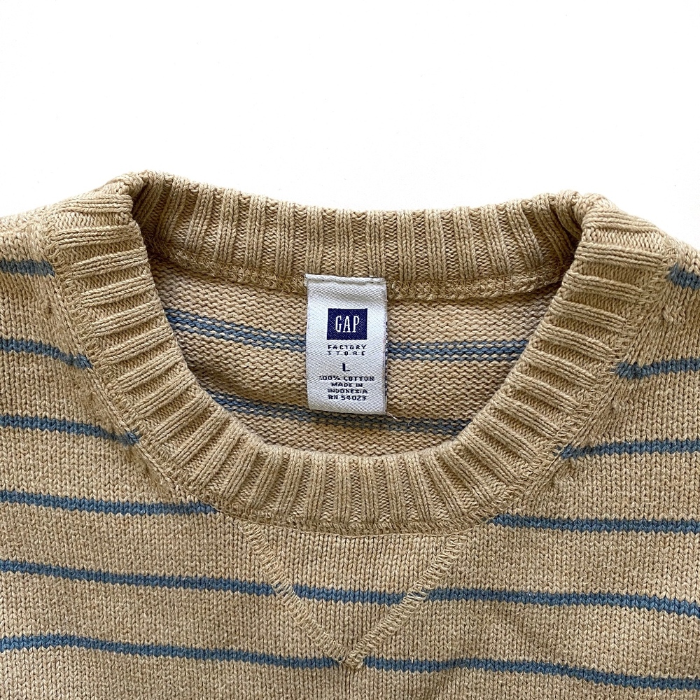 Gap Men’s Striped Sweater Size L